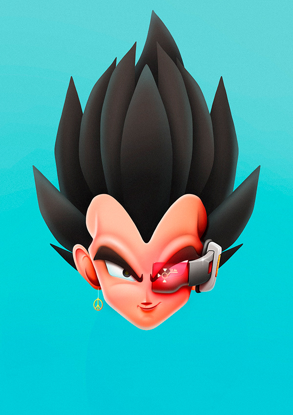 Majin Vegeta - Illustration :: Behance