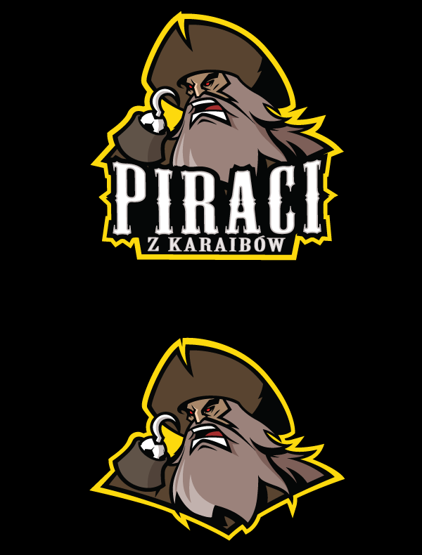 soccer logo sport branding pirates football american Caribbean fls futbolowa liga szóstek