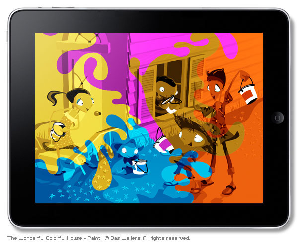 iPad storybook Bas Waijers