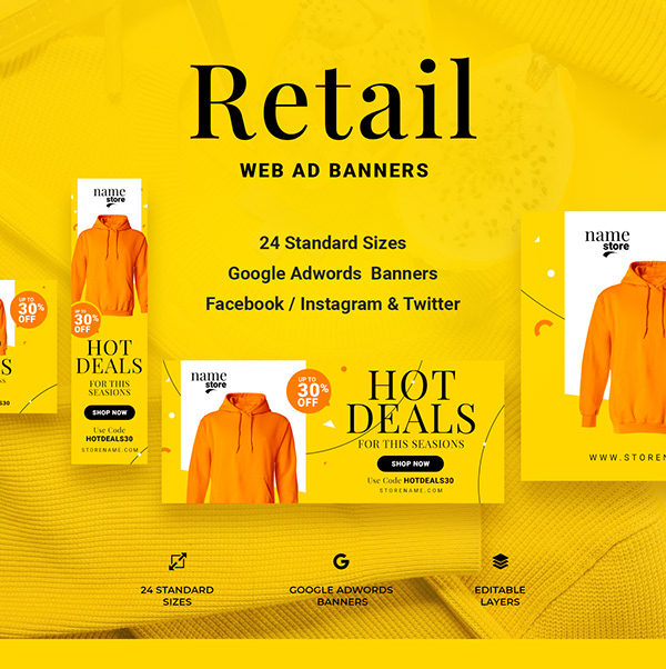 Retail Web Ad Banners