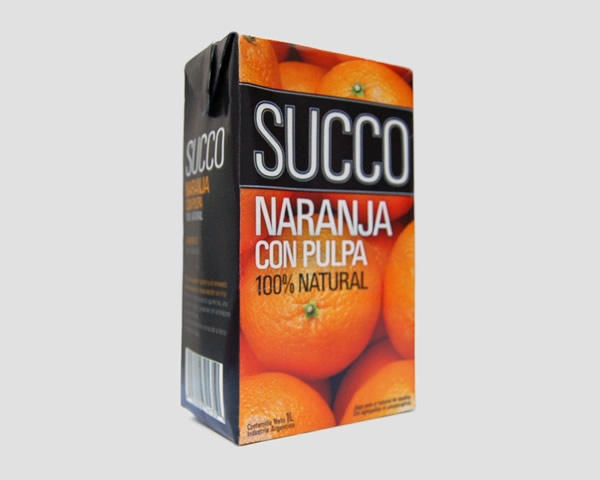 orange juice box product design premium Pack