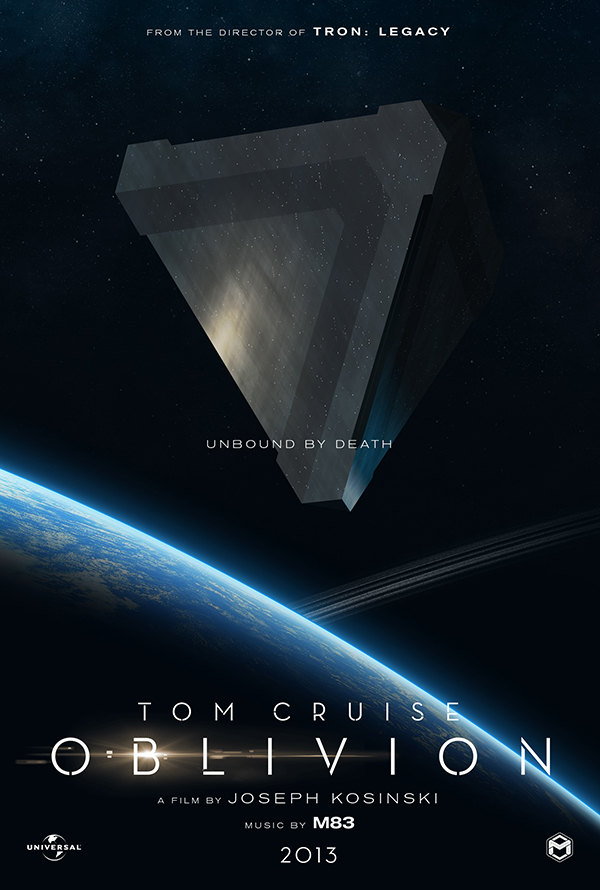  sci-fi Tom Cruise Space  oblivion m83 tet fanmade poster