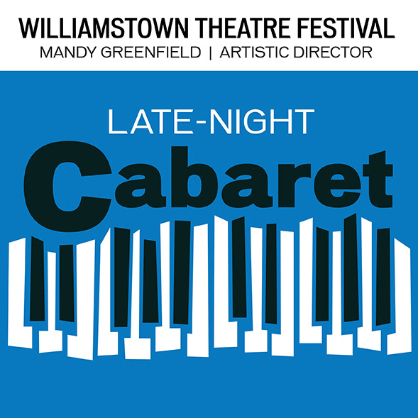 cabaret Theatre logo graphic design  poster Poster Design keyboard Piano Digital Art  Williamstown Theatre Festival