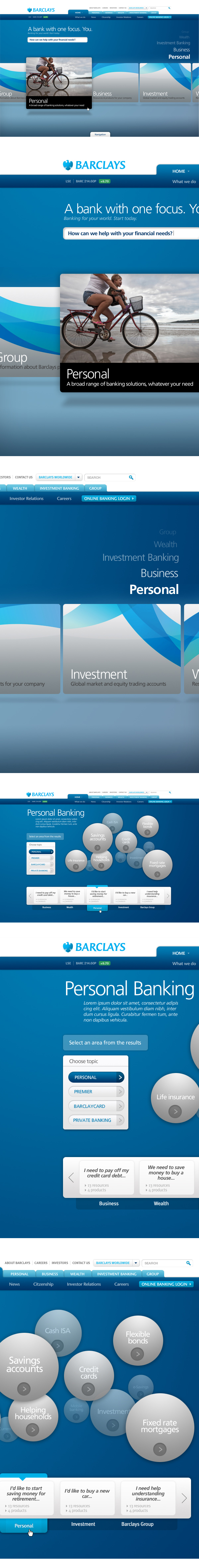 Barclays banking Financial Services corporate website