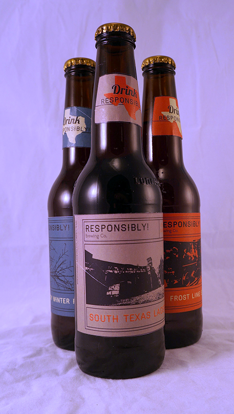 beer drink responsibly labels bottles