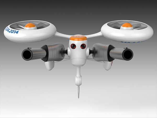 concept design robot mech Autodesk Alias keyshot CG 3D Flying rendering Scifi anime