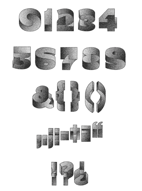 escher Oxymora Typeface impossible shape