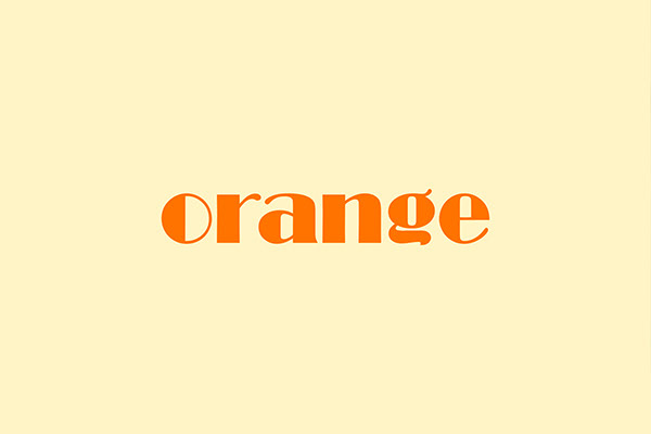 Orange creative logo design