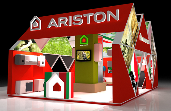 nguyen huu hung booth design booth 3d max Sketch up