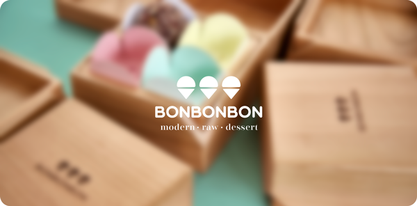 bonbonbon wooden box dessert raw vegan modern gluten free sugar free handmade cherry wood hand crafted balls catering