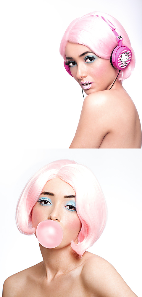 beauty  retouch  retouching  Makeup  MUA  hair  Photography  studio photography  Candy