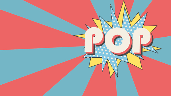 Title Sequence POP  ART  Design  and Music 1960s on Behance