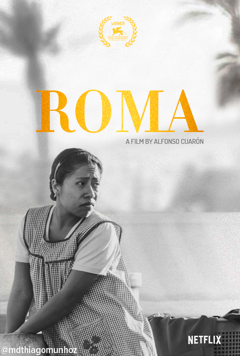 oscar movie Filme roma nasce uma estrela photoshop design poster alfonso cuaron creative