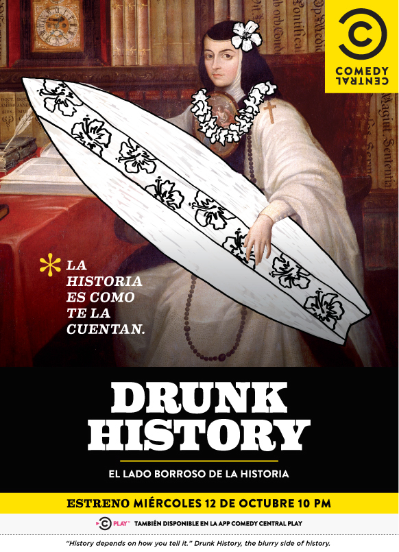 history historical winner gold promax comedy central design poster ILLUSTRATION  Viacom