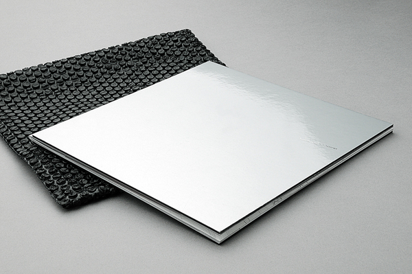 Adobe Portfolio calendar minimal silver bw black White luxury Innovative graphic editorial brochure book cover corporate brand image