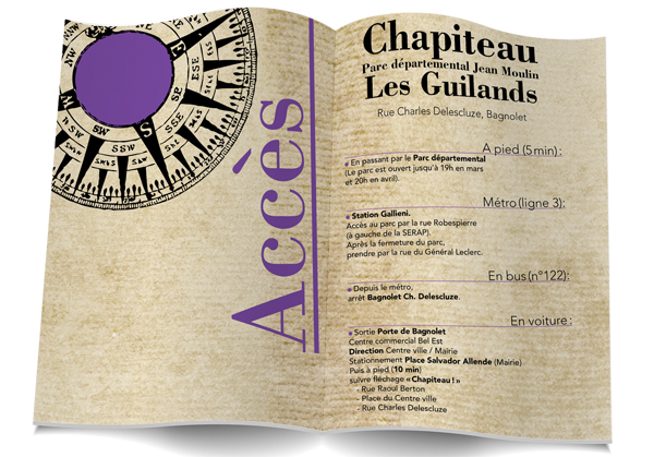 brochure livret Carnet cirque Circus Booklet Program programme textures texture Ancient old style old cafe the