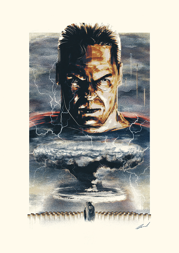 art design print poster poster art digi art dc Kingdom come superman alex ross Sci Fi Now Editorial Illustration editorial