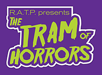 horror story pictogram public Transport tram