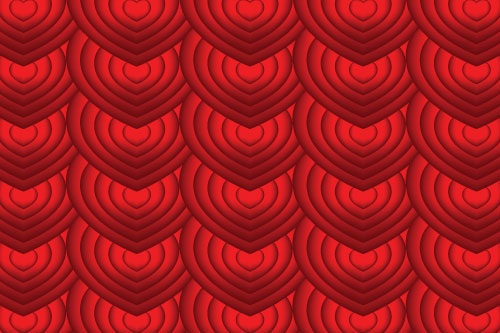 graphics design Love red art