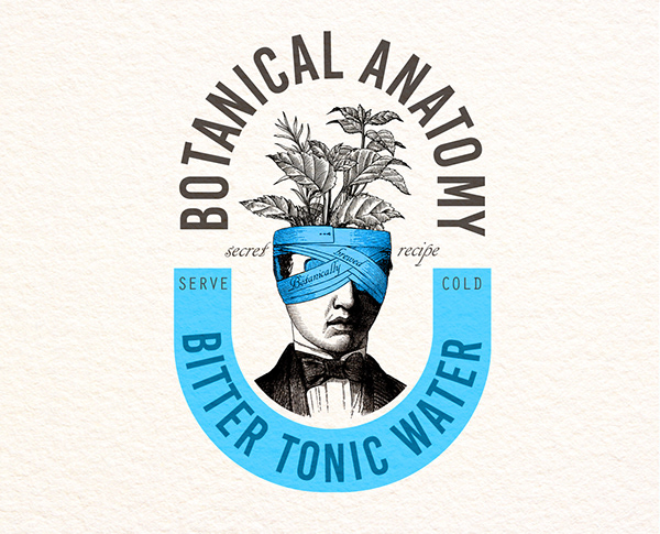 Packaging design - Tonic water - Botanical Anatomy