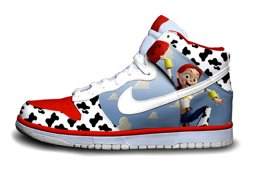 toy story shoes Nike dunks footwear sneakers cartoon prototype