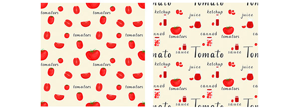 Tomato pattern / vector