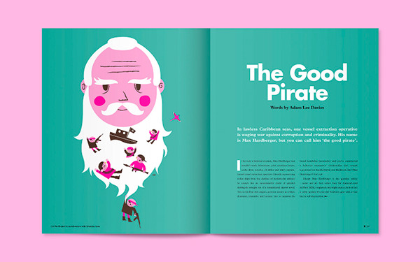 Little White Lies magazine - The Good Pirate