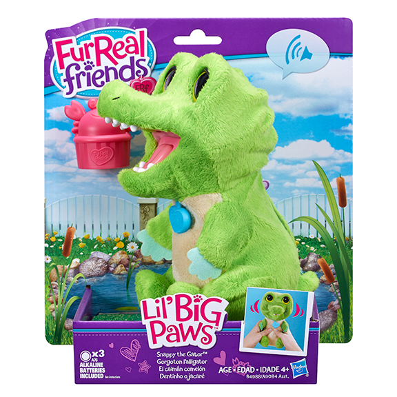 Hasbro FurReal Friends Lil Big Paws toys interactive animals pets