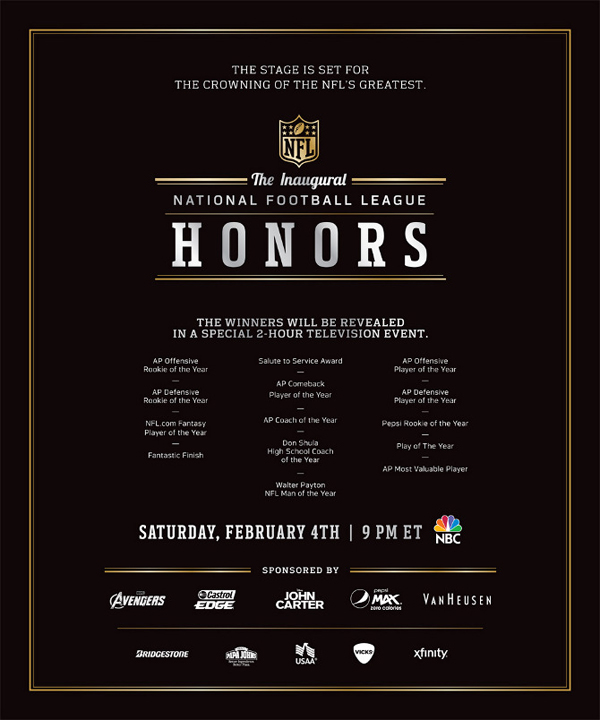 NFL Honors  sports  Football National Football League nbc