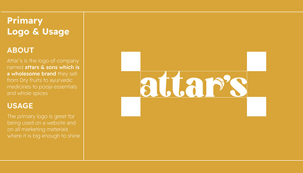 Attar's Visual Identity