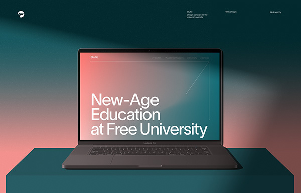 Stutte: University Website Design