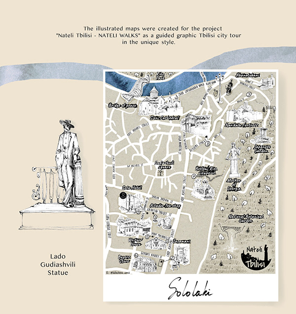 Maps for NATELI WALKS - Nateli Tbilisi