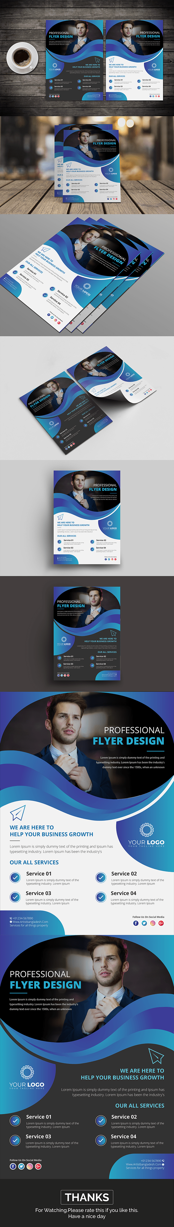 CORPORATE BUSINESS FLYER Template