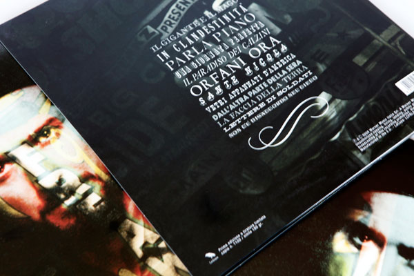 vinicio capossela vinicio capossela songwriter Warner Music Italy italian da solo vinyl LP Long Playing cd compact disc digipack cantautore double LP Album cover Booklet