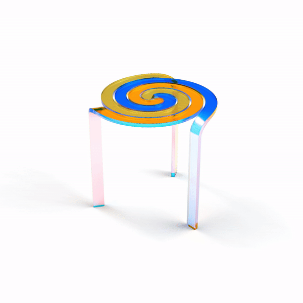 stool Candy product design  industrial design  furniture nostalgia Lolipop Colourful  seating pop