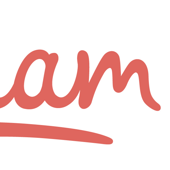 Custom type team brand handdrawn Illustrative Type