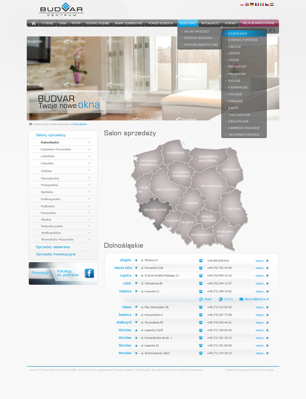 Adobe Portfolio ewelina klimas Webdesign adweb poland interactive Web klimas krakow cracow clean Layout