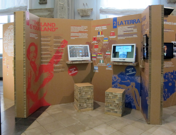 land. earth  people   migrants  Guthrie Ethnic archaeologic  museum Exhibition  cardboard
