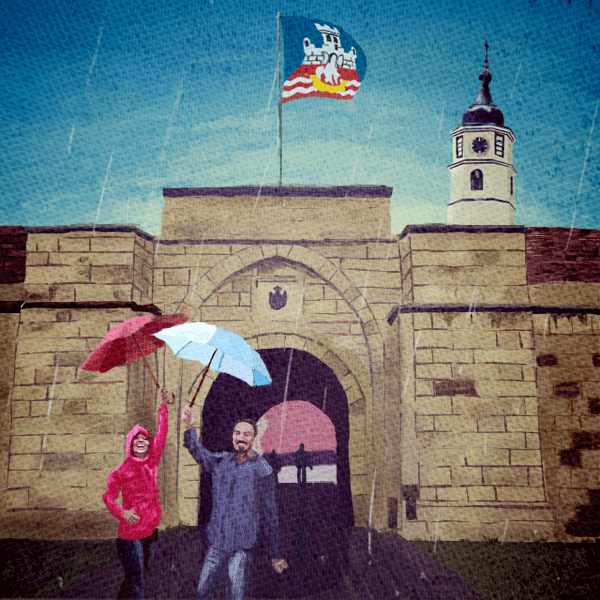 belgrade beograd gif postcards animated postcards Razglednice Serbia