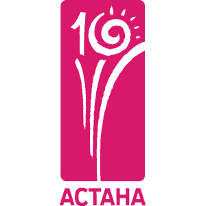 Logotype identity astana kazakhstan anniversary Holiday city decor capital