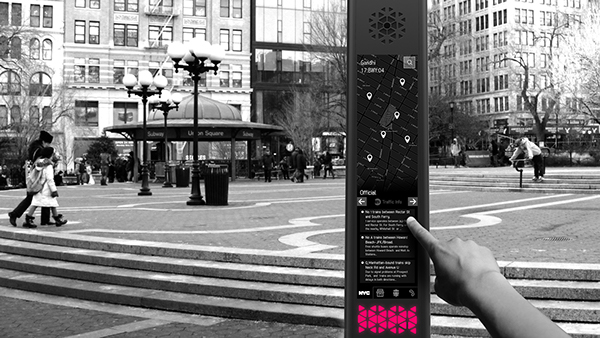 nyc  payphone  reinvent  Data  booth  landscape  architecture  street  furniture