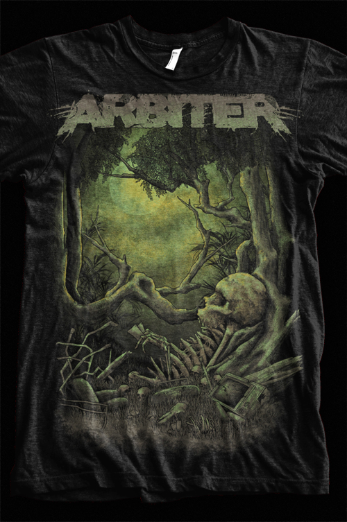 Arbiter Rectopus Tshirt Design apparel design skull skeleton
