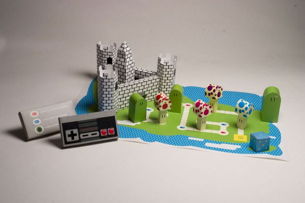 3D package game Board graphic mario Nintendo