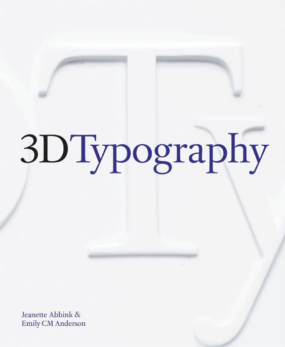 typographic sculpture instalation information 3D typography