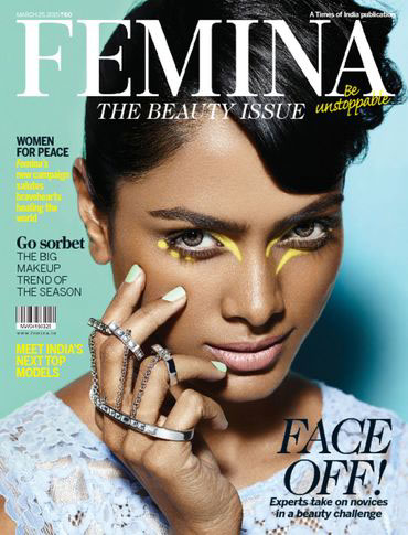 editorial femina cover beauty Pastels makeup