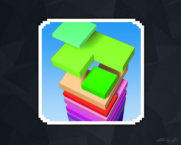 jengris puzzle tetris 3D block shape game play free lines arrange color score result pixel