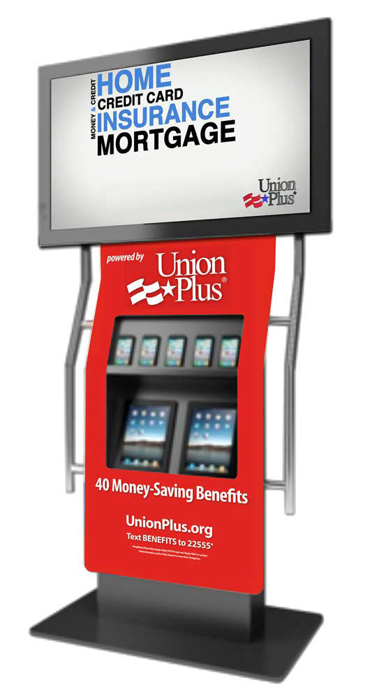 Convention Display Display Event Design Events Smartsource charging station Signage event signage union afl-cio