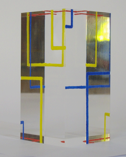 sculpture plexyglass  plexigals Transparency colors