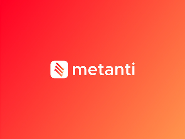 Metanti Modern App Logo Design