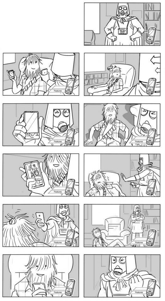 Storyboards for advertising